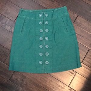 Anthropologie Taikonhu Green Skirt
